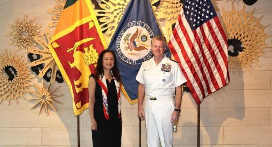 Top U.S. Admiral Lands in Sri Lanka